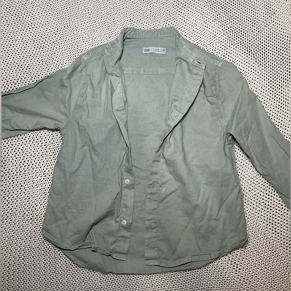 KIDS ZARA SHIRT SIZE 8 like new